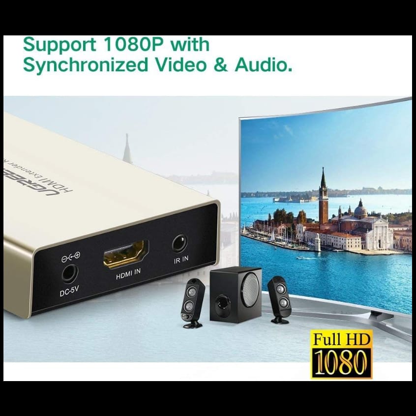 UGREEN HDMI Extender Transmitter 120m (Needs Receiver/s) | 40280 - متجر نصر