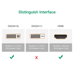 UGREEN Accessories UGREEN HDMI Male to DVI (24+5) Female Adapter (Black) / 20123
