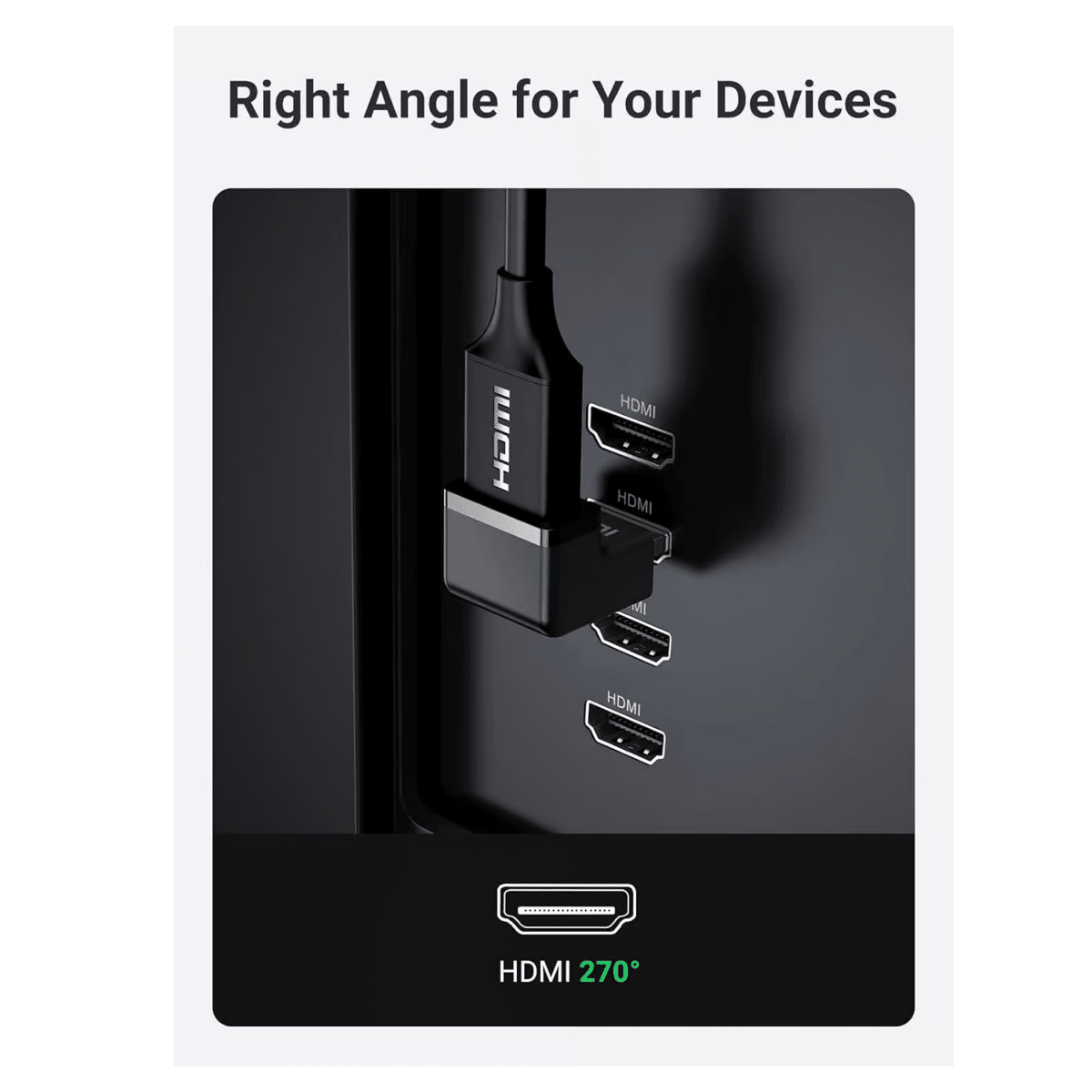 UGREEN HDMI Male to Female Adapter Down / 20109 - متجر نصر