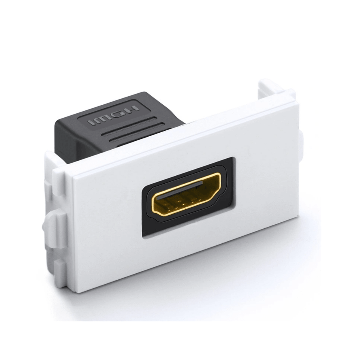 لوحة مقبس HDMI مستقيمة من UGREEN (أبيض) / 20317 - متجر نصر