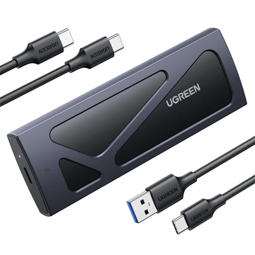 UGREEN Accessories UGREEN M.2 NVME Hard Drive Enclosure(10Gbps)   with C to C and C to A cable / 15512