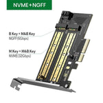 UGREEN Accessories UGREEN M.2 NVMe + M.2 SATA to PCI-E 3.0 X 4 – PCI express card /70504