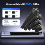 UGREEN Accessories UGREEN M.2NVME Hard Drive Enclosure(10Gbps)   with C to C and C to A cable / 15511