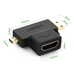 UGREEN Accessories UGREEN Micro HDMI + Mini HDMI Male to HDMI Female Adapter / 20144