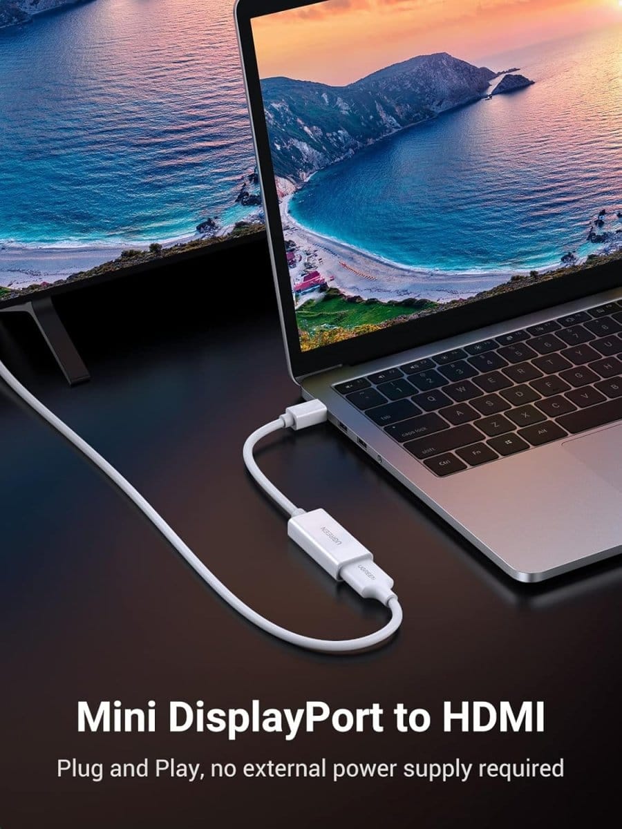 UGREEN Mini Displayport to HDMI Adapter 1080P - (Multicolor) / MD112 - متجر نصر