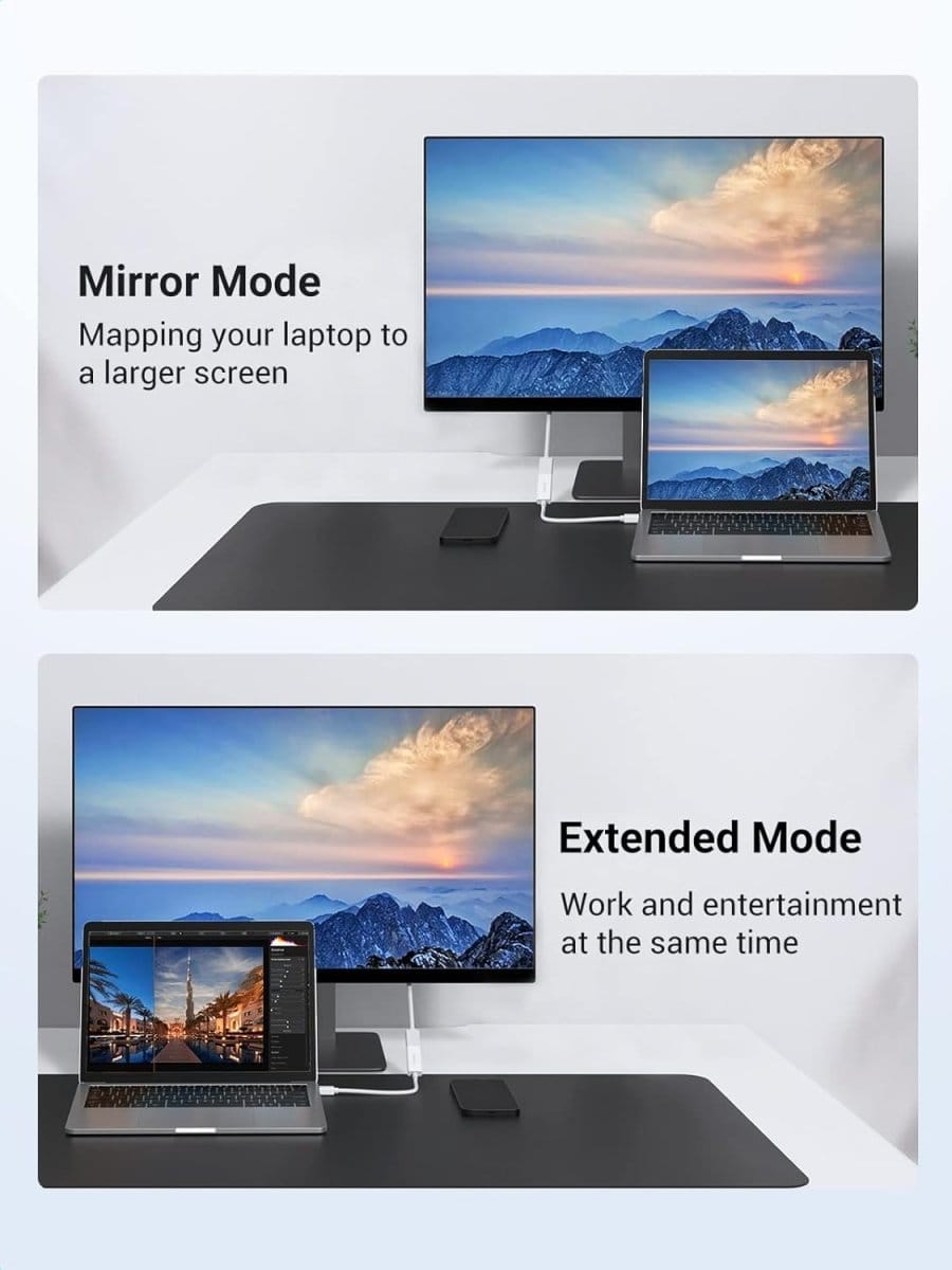 UGREEN Mini Displayport to HDMI Adapter 1080P - (Multicolor) / MD112 - متجر نصر