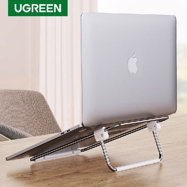 UGREEN  Portable Adjustable Desktop Laptop Stand -Silver | 80348 - متجر نصر