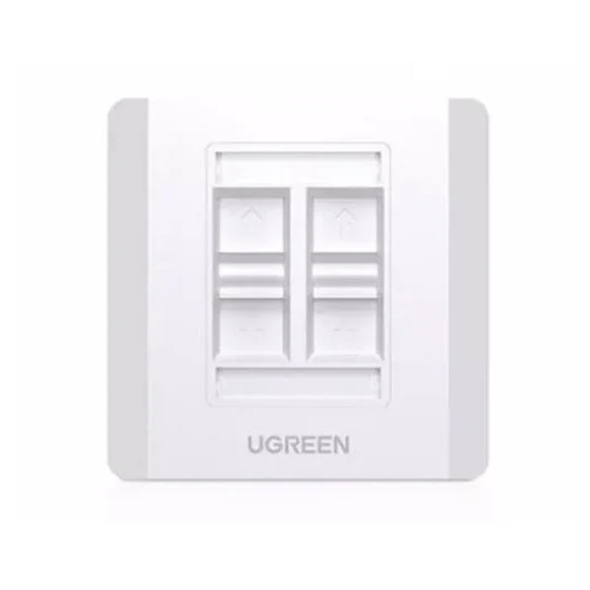 UGREEN Quadruple-Port Wall Plate 1 pc - 80443 - متجر نصر