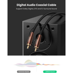 UGREEN Accessories UGREEN RCA Coaxial Cable Copper Case Braided 1M / 70684