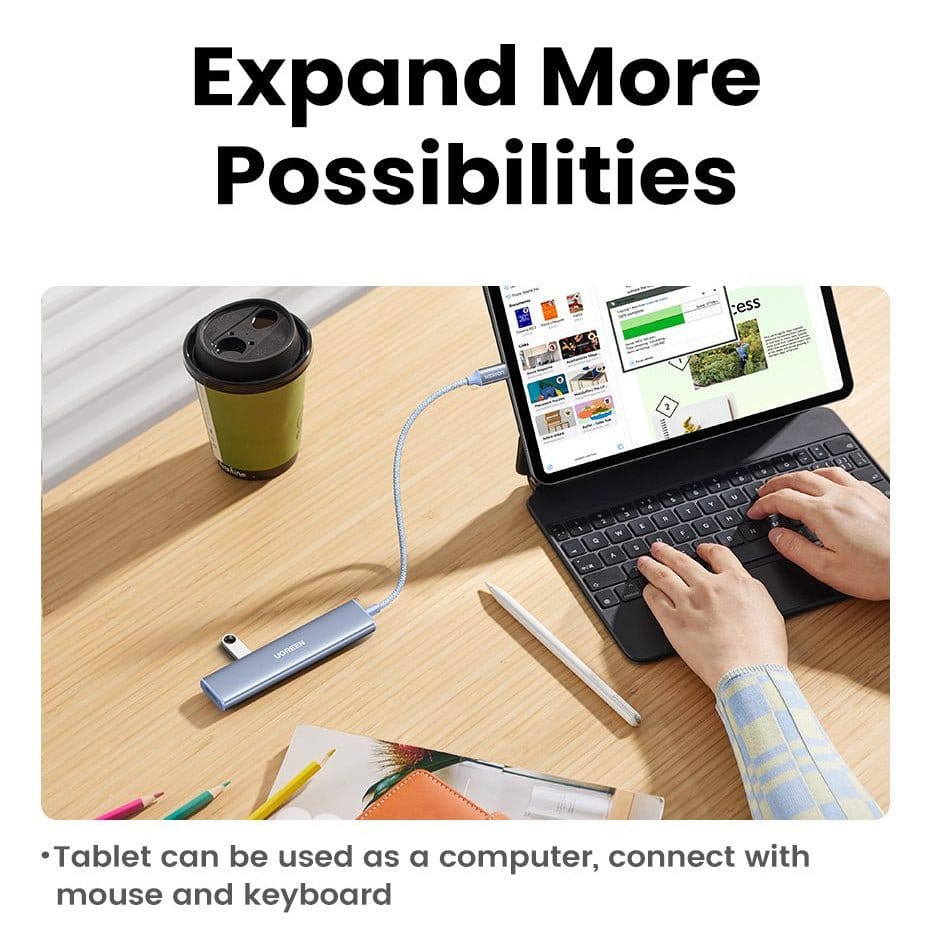 UGREEN Revodok 5-in-1 USB C Hub (PD 100W, 4K@30Hz) - Multicolor | CM478 - متجر نصر
