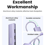 UGREEN Accessories UGREEN Revodok 5-in-1 USB C Hub (PD 100W, 4K@30Hz) - Multicolor | CM478