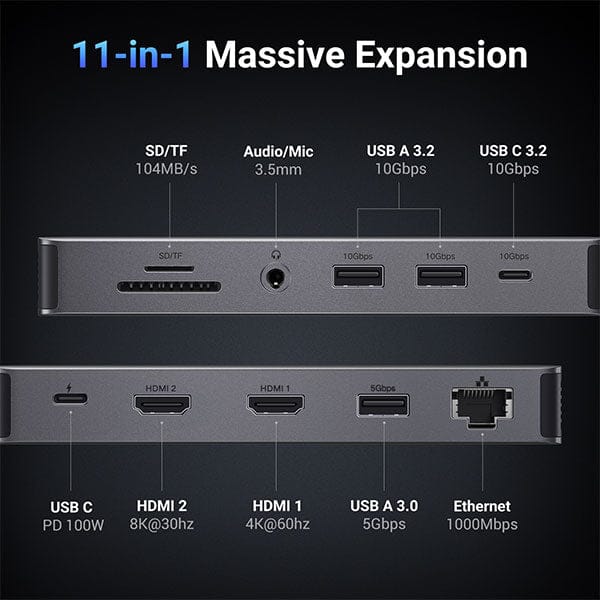 UGREEN Revodok Pro 211 11 in 1 USB C Hub | 15965 - متجر نصر