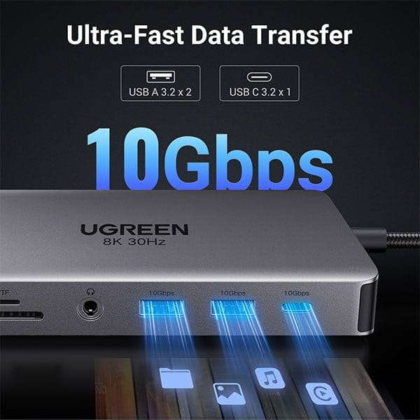 UGREEN Revodok Pro 211 11 in 1 USB C Hub | 15965 - متجر نصر