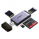 UGREEN Accessories Ugreen SD / micro SD / CF / MS card reader for USB 3.0 gray /50541
