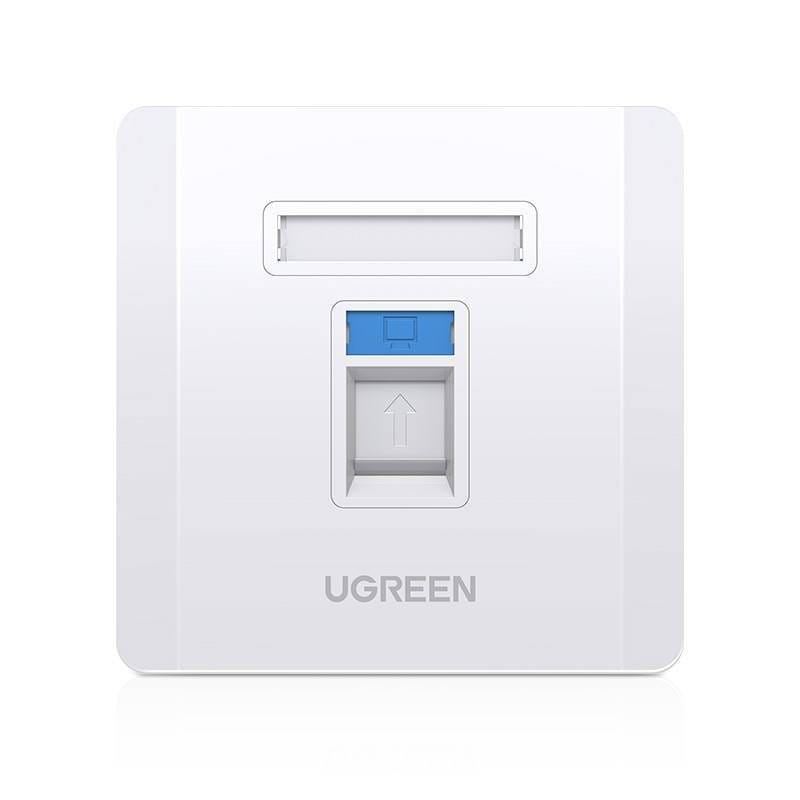 UGREEN Single-Port Wall Plate 1 pc - 80180 - متجر نصر