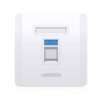UGREEN Accessories UGREEN Single-Port Wall Plate 1 pc - 80180