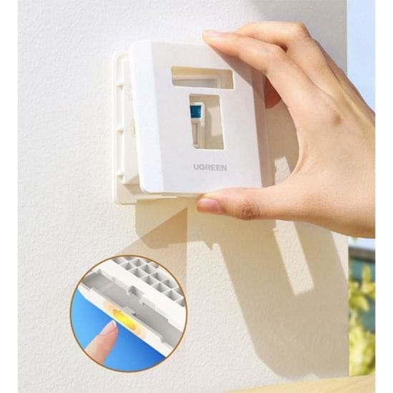 UGREEN Single-Port Wall Plate 1 pc - 80180 - متجر نصر
