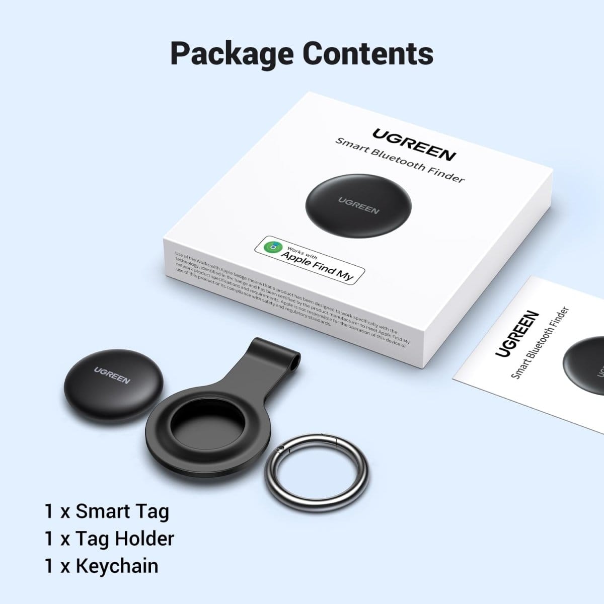 UGREEN Smart Item Finder (Apple Certified) Bluetooth Tracker / 60387 - متجر نصر