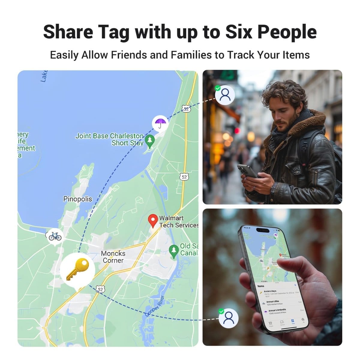 UGREEN Smart Item Finder (Apple Certified) Bluetooth Tracker / 60387 - متجر نصر