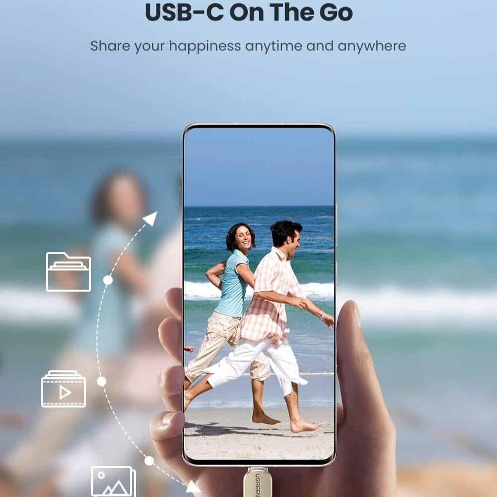 قارئ بطاقات USB من النوع C إلى TF من Ugreen / 80124 - متجر نصر