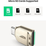 UGREEN Accessories Ugreen TF USB type C to Card Reader / 80124