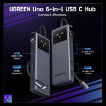 UGREEN Accessories UGREEN Uno 6-in-1 USB-C Hub | 35998
