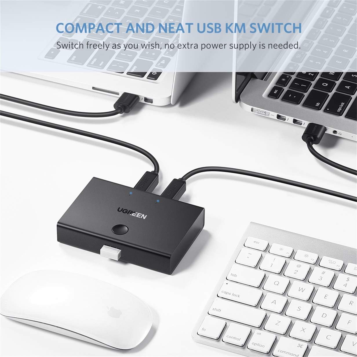 UGREEN USB 2.0 Sharing Switch 2x1 | 30345 - متجر نصر