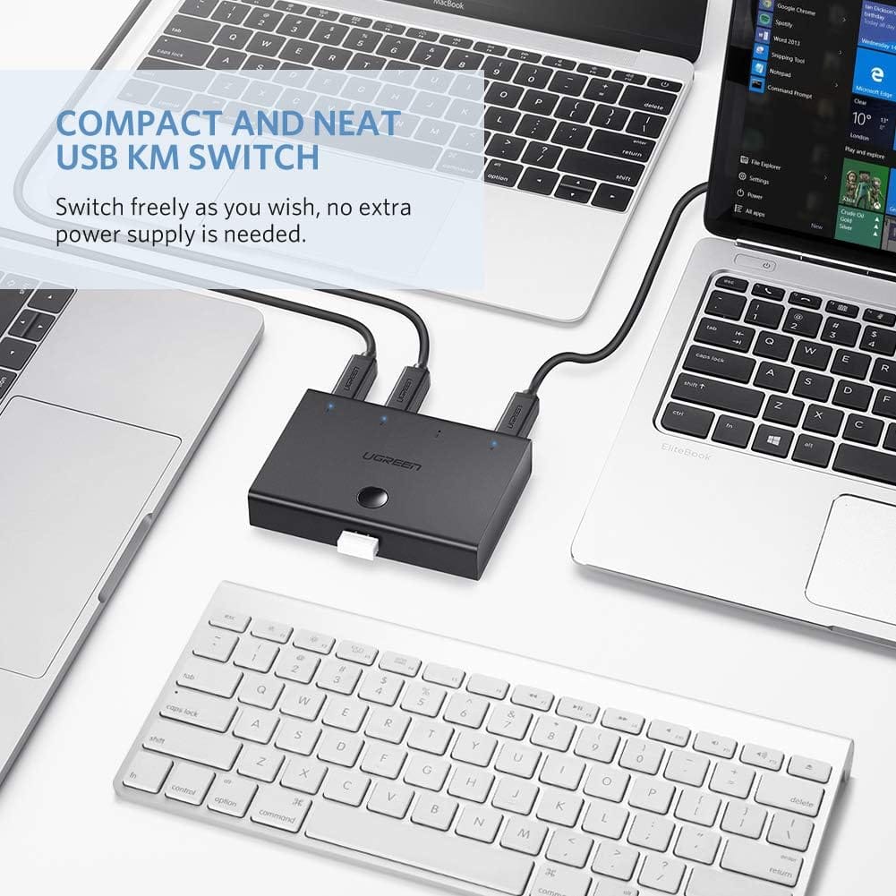 UGREEN USB 2.0 Sharing Switch 4x1 | 30346 - متجر نصر