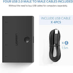 UGREEN Accessories UGREEN USB 2.0 Sharing Switch 4x1 | 30346