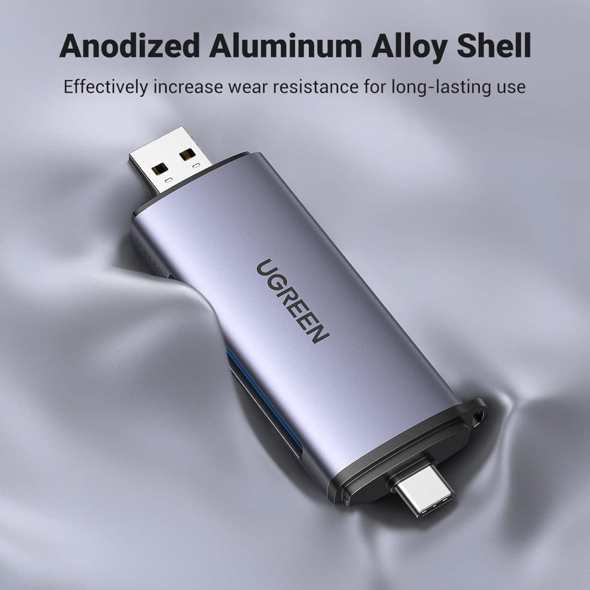 محول قارئ بطاقات USB 2.0 إلى USB C Cfast من UGREEN /50906a - متجر نصر