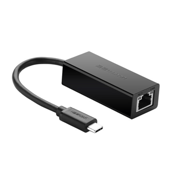 UGREEN Accessories UGREEN USB 2.0 Type-C to 10/100/1000Mbps Ethernet Adapter, Black |30287