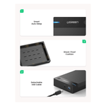 UGREEN Accessories UGREEN USB 3.0 3.5 Inch Hard Drive Box EU Plug | 50422
