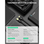 UGREEN Accessories UGREEN USB 3.0 A MALE TO MICRO USB 3.0 MALE CABLE / US130