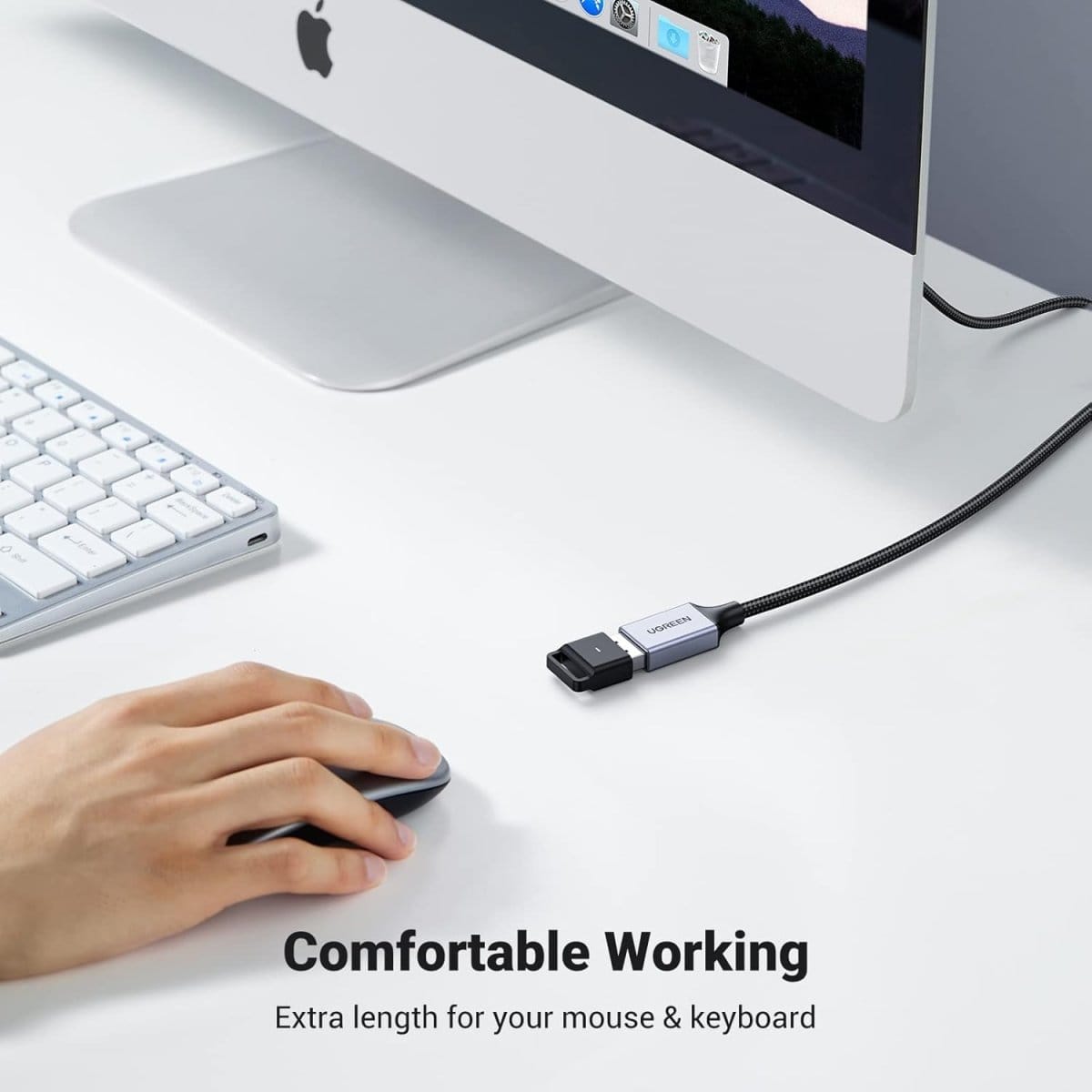كابل تمديد USB 3.0 ذكر إلى أنثى من Ugreen /US115 - متجر نصر