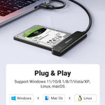 UGREEN Accessories UGREEN USB 3.0 SATA Cable Adapter for SSD and Hard Drives 2.5 Inch External Hard Drive | 70609