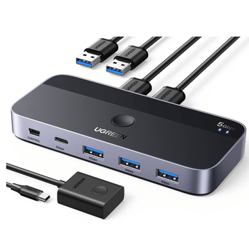 UGREEN Accessories UGREEN USB 3.0 Switch 2 Computers Sharing USB C & A Devices / 15705