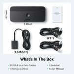 UGREEN Accessories UGREEN USB 3.0 Switch 2 Computers Sharing USB C & A Devices / 15705