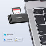 UGREEN Accessories UGREEN USB 3.0 TO TF + SD DUAL CARD READER (BLACK) / 40752