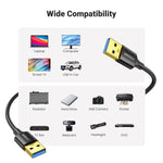 UGREEN Accessories UGREEN USB-A 3.0 Male to Male Cable (Black) / US128