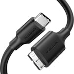 UGREEN Accessories UGREEN USB C Hard Drive Cable, Micro B to Type C Lead Compatible (1Meter)/ 20103