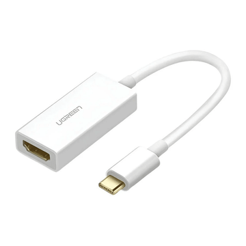 UGREEN Accessories Ugreen USB-C Male to HDMI Female Adapter 4k@30Hz With 20cm Cable - White /40273