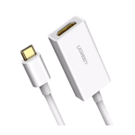 UGREEN Accessories Ugreen USB-C Male to HDMI Female Adapter 4k@30Hz With 20cm Cable - White /40273