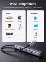 UGREEN Accessories UGREEN USB-C Multifunction Gigabit Ethernet Adapter with PD | 20932