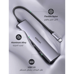 UGREEN Accessories UGREEN USB-C to 4-Port USB 3.0 Hub up to 5Gpbs Without Power Port | 20841