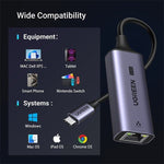 UGREEN Accessories UGREEN USB C to Ethernet Adapter 2.5G, Ethernet Adapter / 25052