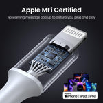 UGREEN Accessories UGREEN USB-C to Lightning MFi Certified PD Fast Charging Cable (2 Meter) Silver | 70525 - Acc