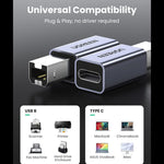 UGREEN Accessories UGREEN USB-C to Printer Adapter USB B/M | 20120