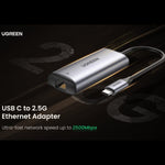 UGREEN Accessories UGREEN USB-C to RJ45 2.5G Ethernet Adapter (Space Gray) | 70446