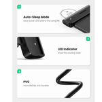 UGREEN Accessories UGREEN USB C to Sata Adapter External Hard Drive Reader Cable 2.5 SSD Disk Transfer Kit |70610