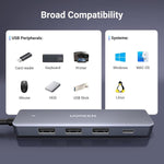 UGREEN Accessories UGREEN USB Hub 4 Ports USB to USB C & 3 USB A Multiport Adapter / 15920